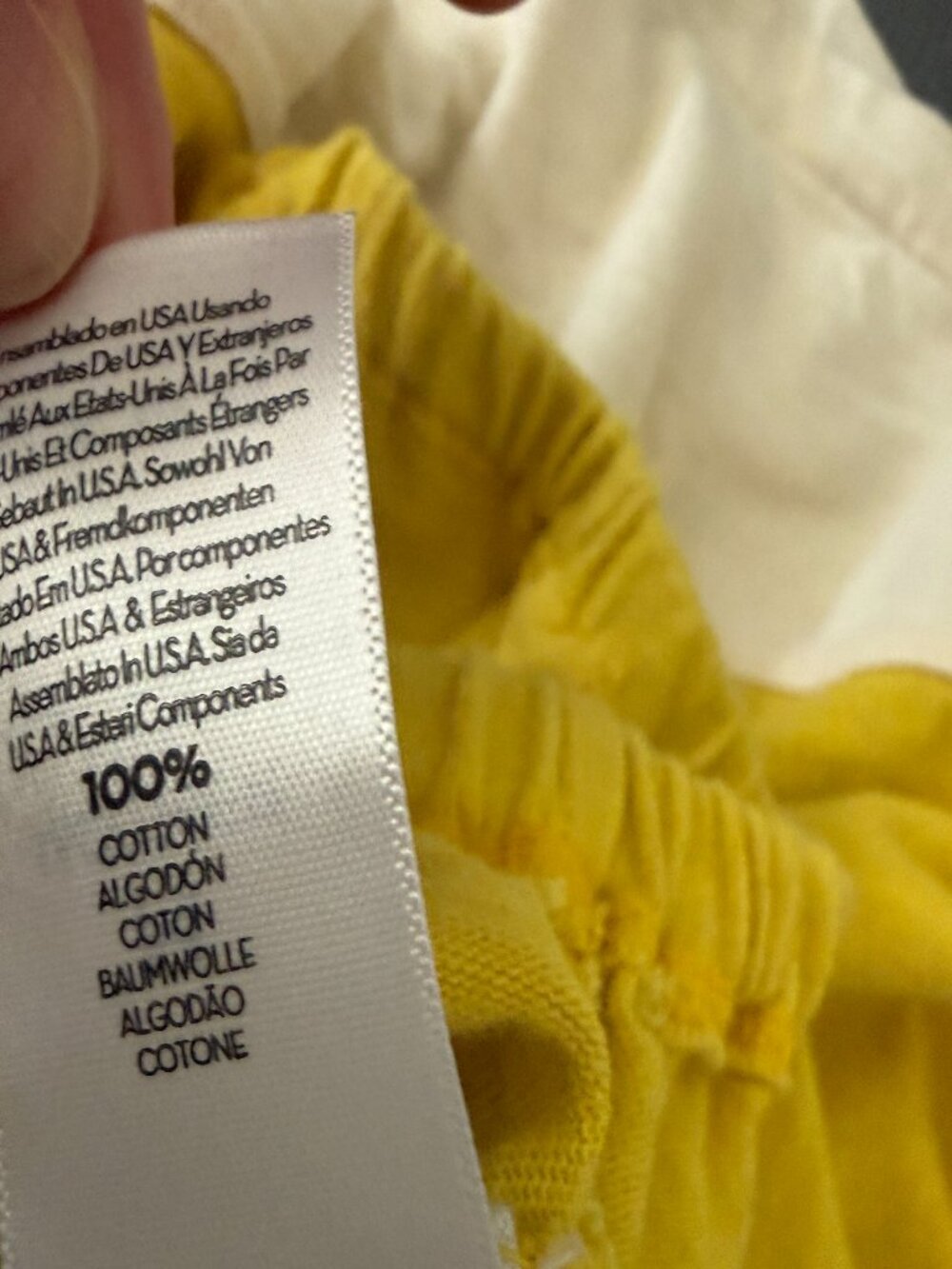 MOTHER "The Snipper" Tee – Primrose Wash – M- Honeybutter Yellow/Cream - Picture 11 of 12